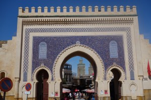 Entrance to the Medina in Fez, Morroco. This was built in 808