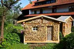 We see this type of wood storage everywhere along the way.