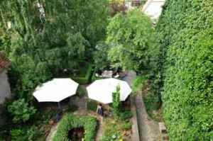Our Garden Patio. All the homes have this type of a backyard.