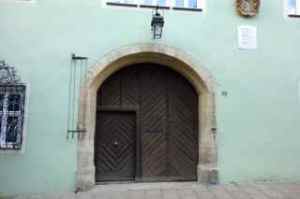 This is the door to the oldest and largest home in Rothenburg from 1540 and the descendants are still living there. which is over 500 years! WHOAH!!