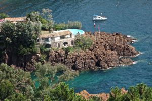 St. Raphael, very nice place along our route. Would love to have this pool and view for sure!