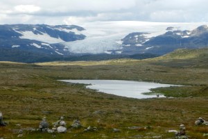 Norway's largest glacier! Yes we drove to the top of these mountains.