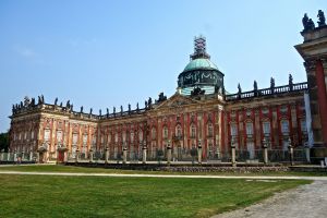 The Neue Palais - on the back of these same grounds of Sanssouci