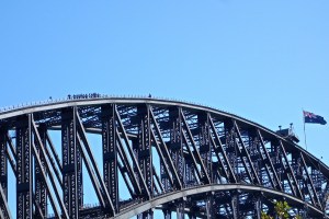 These are the bridge walkers/climbers on the top. We opted to forego this exercise. 