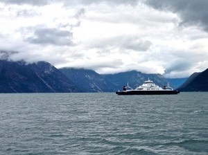 Ferry in the fjords!