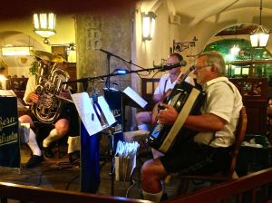 The band was playing tunes all night and will carry on till 3 or 4 in the morning!