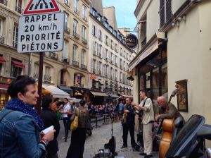 What we walk out to each day from our hotel room. Seriously, this is only about 6 steps away!