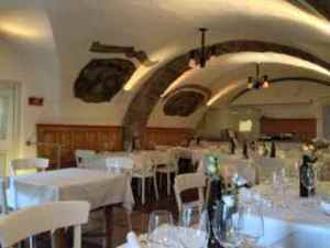 Our hotel restaurant, curved ceilings dating back 660 years old