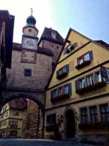 A home inside of Rothenburg turned into a hotel.