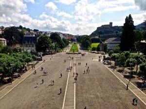 This is how big the place is to fill up and it gets totally filled every night with this procession from people from around the WORLD.
