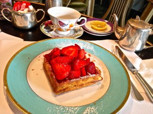 Of course, the Belgium Waffle was delicious!!