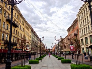 Nice little street in St. Petersburg