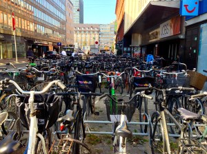 Denmark has the second largest bicycle riders per capita.