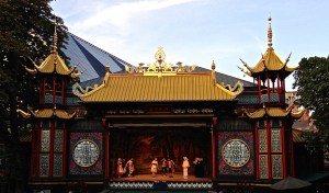 There are all kinds of shows going on all day and night.