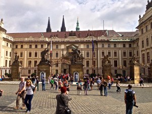 The entrance to the Prague Castle / Palace