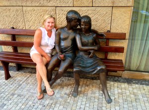 Yep, Rita's missing her grandchildren, she's thinking these two are going to talk back to her! Never gonna happen!