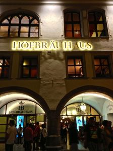 Main Entrance to Hafbrau Haus