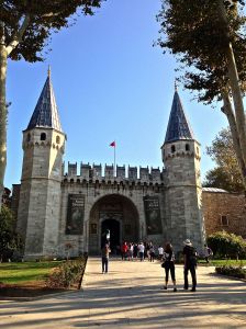 This Topkati Palace is behind the trees you saw in our first picture.