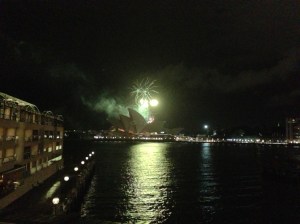 Loved the fireworks out our window.