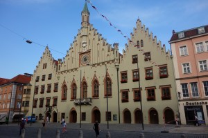 Typical building in Landshut