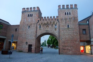 Entryway into the main street area of Landshut