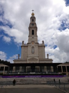 Sanctuary of Fatima - This picture cannot do this justice. The alter in front faces the parking lot and the grotto on the left. 