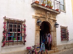 Another beautiful doorway in Obidos, Portugal