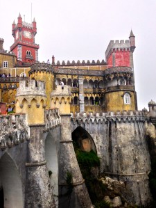 Pena Palace in Sintra. This place was amazing. I could post an album of the pictures here. It had the original furniture in most of the rooms. 