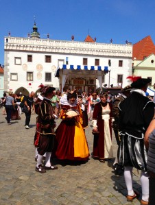 Everyone was dressed up in costume, almost everyone..