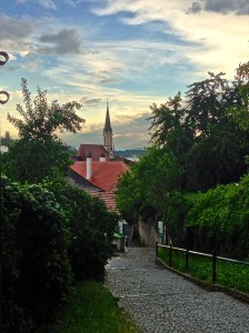 View after the rain, beautiful sky