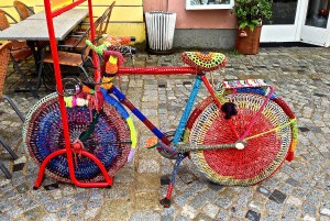 A crocheted bike???