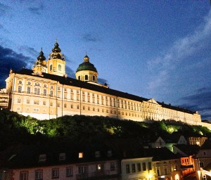 Arrived late in the afternoon, raining, and afterwards it was beautiful. Stift Abbey - Melk