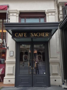 Had some hot chocolate here and some desserts