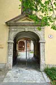 The door to the Abbey that the soldiers came looking for the Von Trapp's.