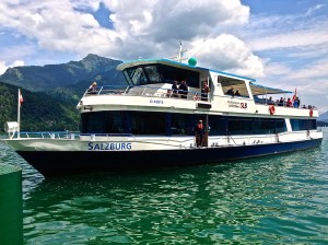 Our boat we took from St. Wolfgang to St. Gilgen. Nice ride.