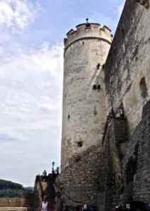 We walked up to this which was pretty hard to do for us old folks, as it was very steep and once you were inside, you had to keep walking up. cool place, though. We met a couple from Carmel that live less than a mile from Rita. Jim and Deb Moore, Jim had on an IU shirt so Norm asked him if he was from Indiana..