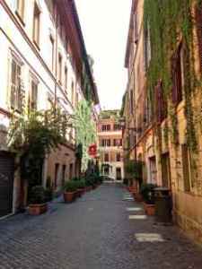 Hotel is on this beautiful street