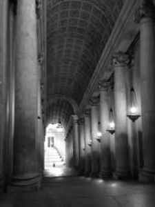 This is where the Pope walks as he is leaving St. Peter's