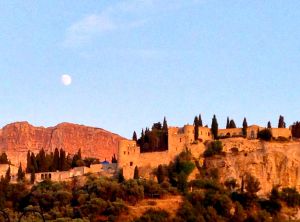 The sun was setting when we left, thought is was very pretty colors.