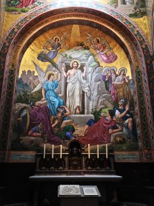 Another story through this picture. All of these are done in individual mosaic tiles.