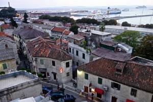 View of Split rooftops, everyone uses the patios.