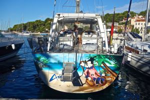 Goofy's in the harbor!