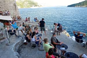 First Buzo bar we found to have a drink and watch the sunset.