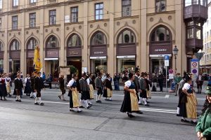 Every area from Germany was represented in their original costumes. 