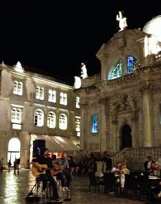 On the second night, we had only two entertainers, one from the night before with a new guy. These guys played a lot of old rock music, all of which Norm and I knew! We loved it!