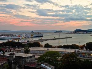 First View of Split, Croatia from our room