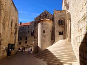 One stairway inside the walled city