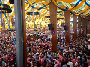 WOW! What a crowd, and this is going on in 14 other tents for 16 days!