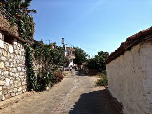 Then we turned down this street... Mind you it was really dark upon arriving here!