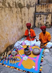 A few snake charmers. 